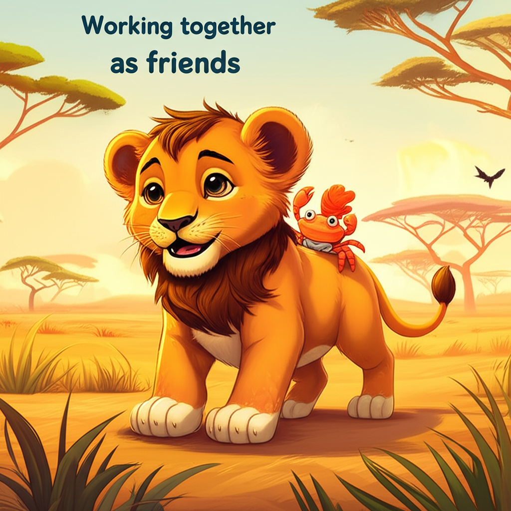 Leo carrying Shelly on his back